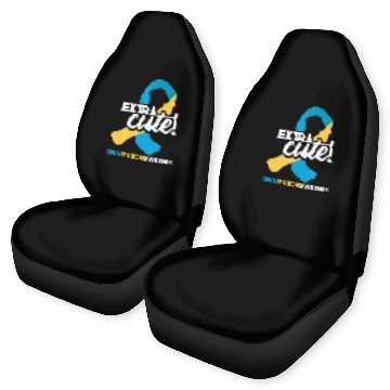 Discover October Wear Blue Yellow Down Syndrome Awareness Car Seat Covers