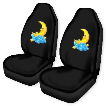 Discover dessin de croissant de lune Car Seat Covers