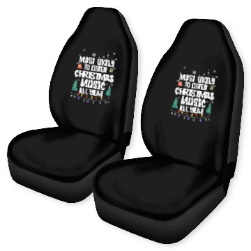 Discover Xmas Quote, Funny Christmas Quote, Santa Claus Car Seat Covers