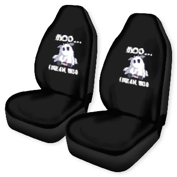 Discover Halloween Moo, I Mean Boo Cow Farming Car Seat Covers