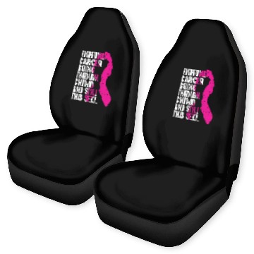 Discover Breast Cancer Survivor Fighting Cancer Going Throu Car Seat Covers