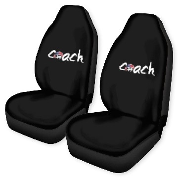 Discover us soccer coach Car Seat Covers