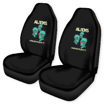 Discover Alien Extraterrestrial Area 51 UFO Space Geek Gift Car Seat Covers