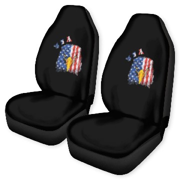 Discover USA - Bald Eagle Car Seat Covers