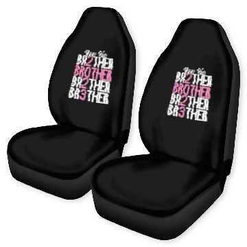 Discover New Big Brother 2023 Pink Sibling Pregnancy Car Seat Covers