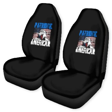 Discover Patriotic American US Patriot USA Car Seat Covers
