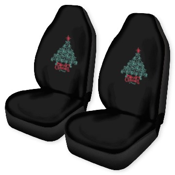Discover MERRY CHRISTMAS TREE Car Seat Covers
