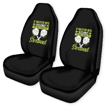 Discover Paddle Tennis Player Match Step into my Court Car Seat Covers