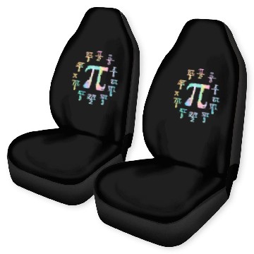 Discover Math Instructor Math Teacher Mathematician Pi Day Car Seat Covers