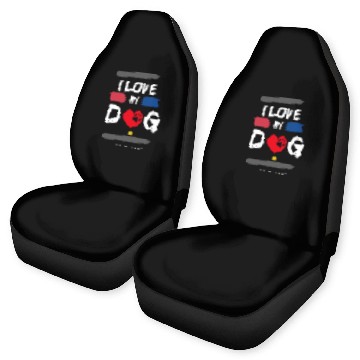 Discover I Love My Dog-1 Car Seat Covers