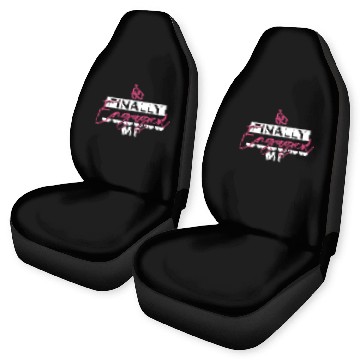 Discover Finally Engaged MF - Bride Bachelorette Party Car Seat Covers