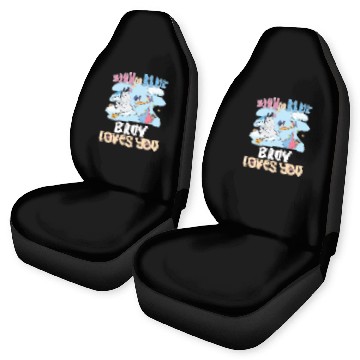 Discover Pink or Blue Bruv Loves You Best Brother Ever Big Car Seat Covers