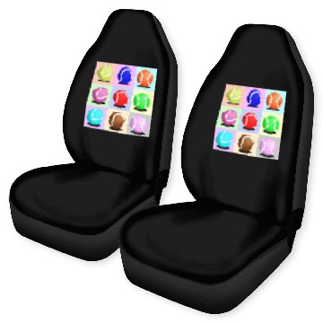 Discover Cadeau pour joueurs et joueuses de padel Car Seat Covers