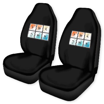Discover Freetown | Periodic Table of Elements Car Seat Covers