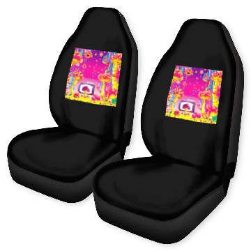 Discover Psychedelic Video Game Fantasy World Car Seat Covers