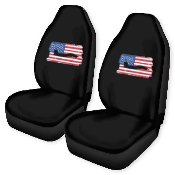 Discover F-14 Tomcat Fighter Jet American Flag F14 Tomcat Car Seat Covers