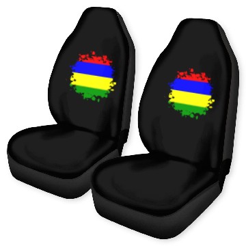 Discover Mauritius blob flag design Car Seat Covers