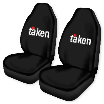 Discover Taken Valentines Day Heart Boyfriend Men Car Seat Covers