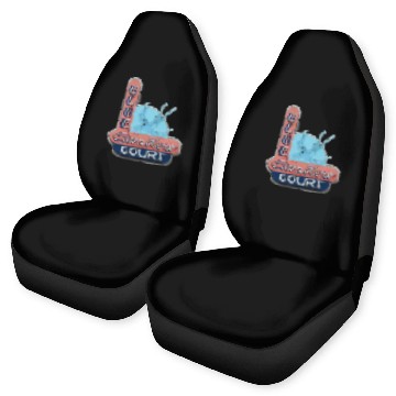 Discover Blue Swallow Court Route 66 Tucumcari Car Seat Covers
