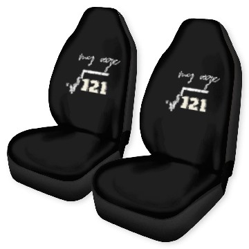 Discover my age 1 1Funny math Car Seat Covers