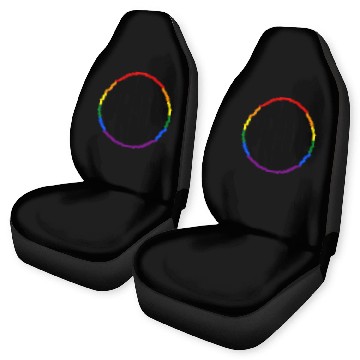 Discover Circle Pride Car Seat Covers