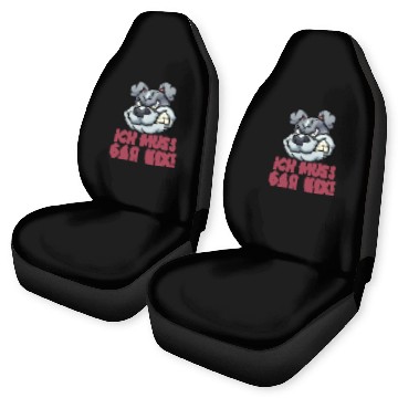 Discover I don't have to relax at all, Great Dane dog lover Car Seat Covers