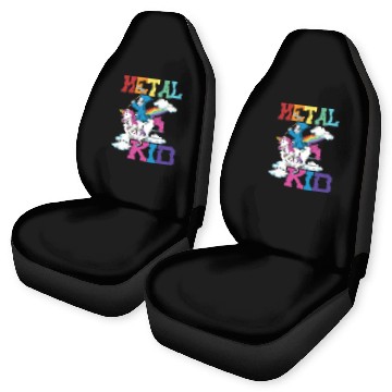 Discover Metal Kid Music Grim Unicorn Rocker Rock Car Seat Covers