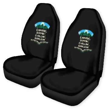 Discover Campin Chillin Grillin Camping Food Camper Foodie Car Seat Covers