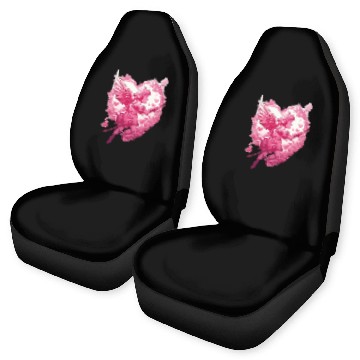 Discover funny Cupid Valentine's Day girls Car Seat Covers