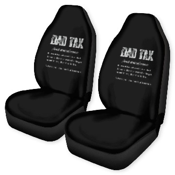 Discover Vintage Dad Tax Definition Men Funny Father's Day Car Seat Covers