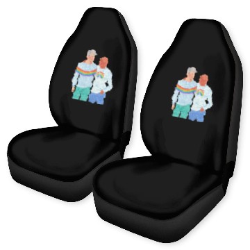 Discover lesbian lgbtq pride valentine day 2022 valentines Car Seat Covers