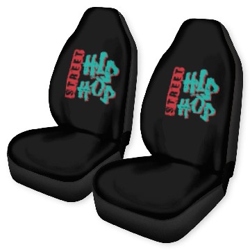 Discover Street Hip Hop Music Direction Rap Graffiti Car Seat Covers