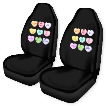 Discover Teacher Valentines Day Conversation Heart School Car Seat Covers