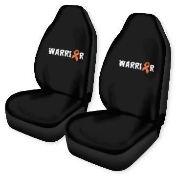 Discover Leukemia Warrior Lymphoma Cancer Orange Ribbon Car Seat Covers