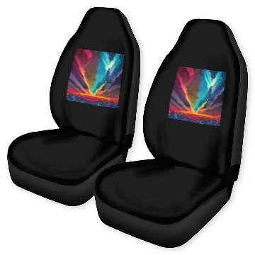 Discover Abstract design with geometric shapes Car Seat Covers
