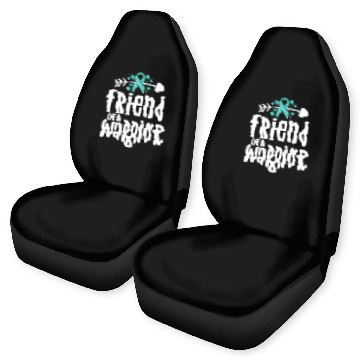 Discover Friend Of A Warrior Support Team Ovarian Cancer Car Seat Covers