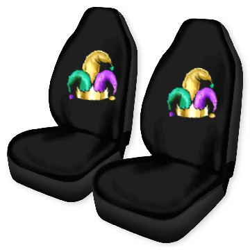 Discover Purple, Yellow Golden And Green Jester Hat For Car Seat Covers