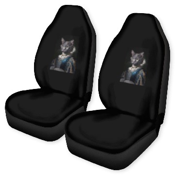 Discover Russian Blue Cat Breed Portrait Royal Renaissance Car Seat Covers