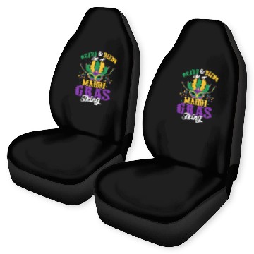 Discover Beads & Bling It's A Mardi Gras Thing Parade Mask Car Seat Covers
