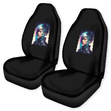 Discover Tokyo Nightclub Punk Girl Car Seat Covers