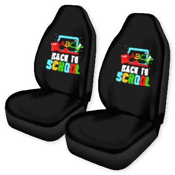 Discover Back To School Grade Pupil Teacher Car Seat Covers