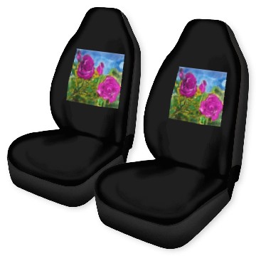 Discover Hand Painted Roses Car Seat Covers Car Seat Covers Mugs Tote Bags