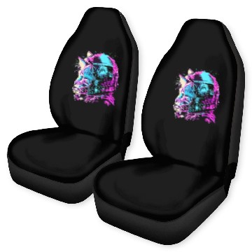 Discover Aesthetic Vaporwave Space Cat 80s 90s Astronaut Car Seat Covers