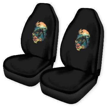 Discover Turtle Hawaiian Sea Turtles Hibiscus Flower Car Seat Covers