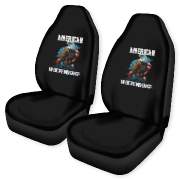 Discover American Independence American Bald Eagle 4th of Car Seat Covers