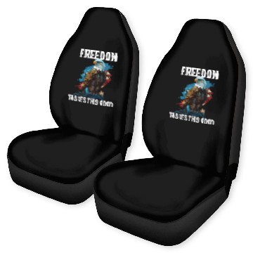Discover Freedom Tastes This Good Patriotic Patriotism Car Seat Covers