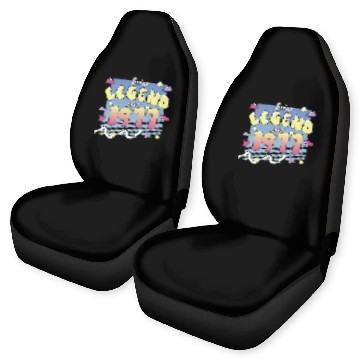 Discover Living Legend Since 1977, 80s Themed Birthday Car Seat Covers