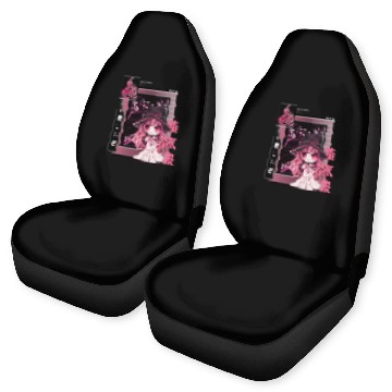 Discover Witch Chibi Japanese Vaporwave Aesthetic Pastel Go Car Seat Covers