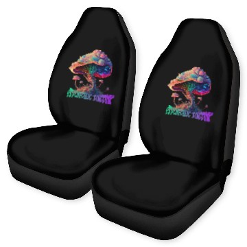 Discover Psychedelic Mushroom Car Seat Covers