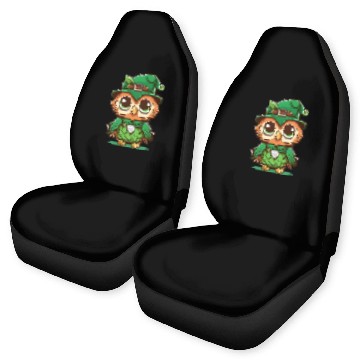 Discover st patricks day owl wearing a hat Car Seat Covers